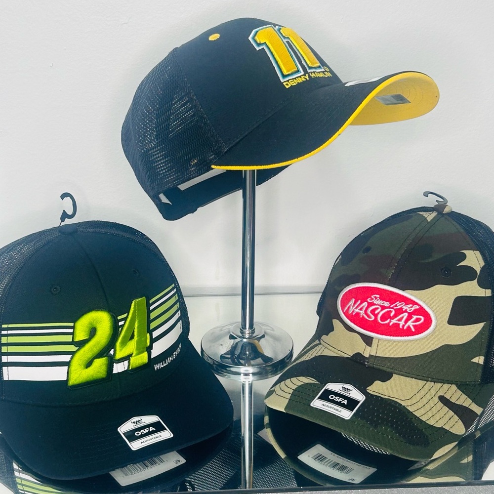 NASCAR and Numbered Caps Set - Picture 2 of 5